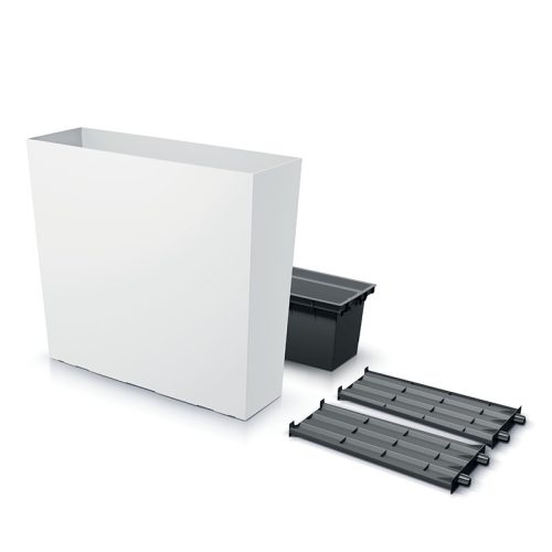 Urbi Case T Fehér Térelválasztó Virágláda 77 cm