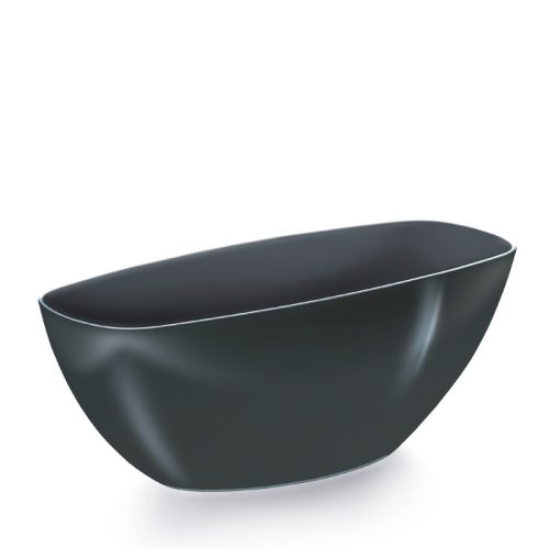 Coubi Orchidea Kaspó Antracit 36 cm Dekoratív Műanyag