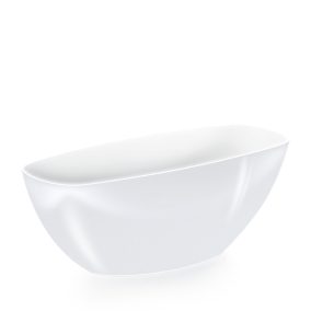 Coubi Orchidea Kaspó Fehér 36 cm Ovális Dekoratív