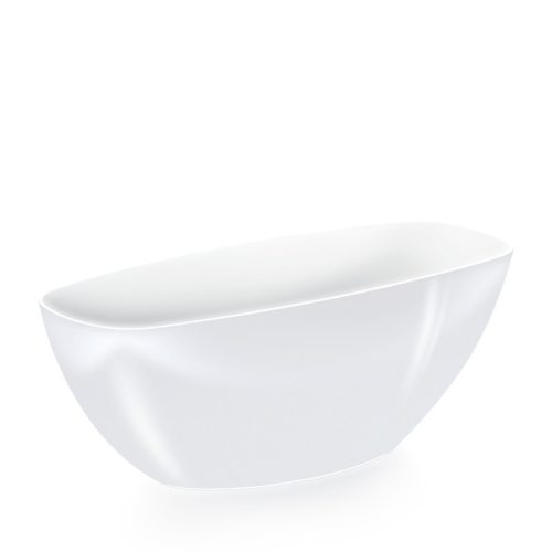 Coubi Orchidea Kaspó Fehér 36 cm Ovális Dekoratív