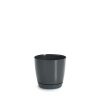 Coubi Round Grafitszürke Műanyag Virágcserép 18 cm