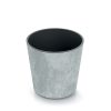 Urbi Round Beton Hatású Kaspó 25 cm