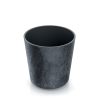 Urbi Round Beton Hatású Kaspó - Antracit - 25 cm