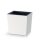 Urbi Square Alacsony Kocka Virágtartó Fehér 24 cm