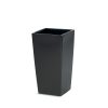 Urbi Square Antracit Magas Kaspó 29,5 cm