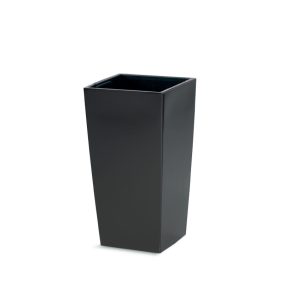 Urbi Square Antracit Magas Kaspó 29,5 cm