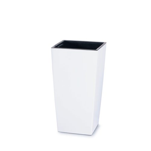Urbi Square Magas Kaspó Fehér 40 cm csomag