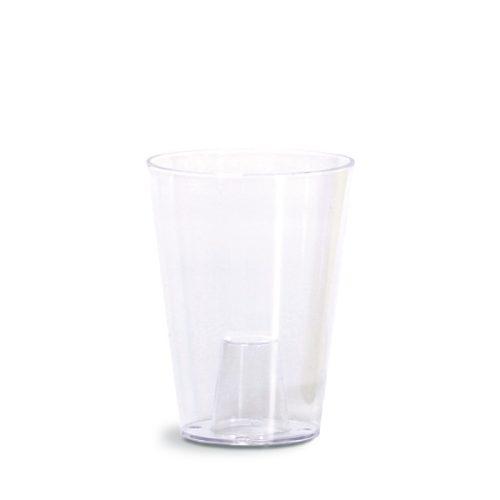 Coubi Orchidea Műanyag Kaspó Átlátszó 13 cm