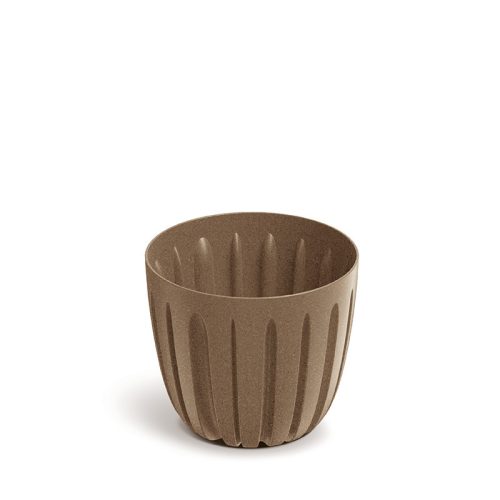 Wario ECO Wood Bordázott Kaspó Natúr-Eco 138mm