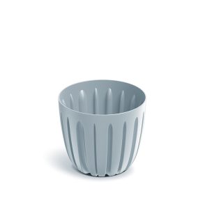 Wario Bordázott Műanyag Virágtartó Világosszürke 16,8 cm