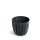 Wario Bordázott Műanyag Virágtartó Antracit 16,8 cm