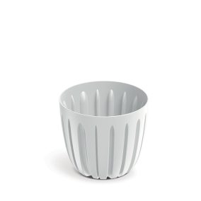 Wario Bordázott Műanyag Virágcserép Fehér 16,8 cm