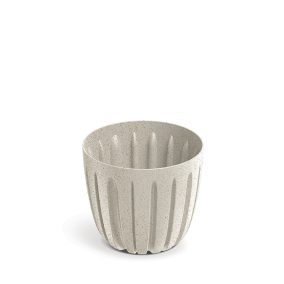 Wario ECO Wood Bordázott Kaspó Fehér 168mm