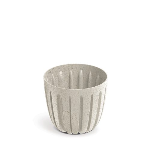 Wario ECO Wood Bordázott Kaspó Fehér 168mm