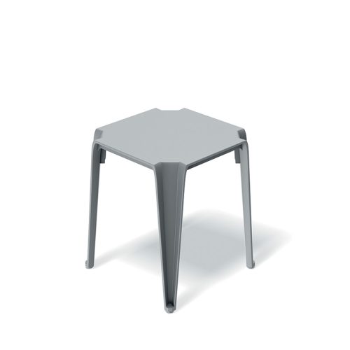 Lottie Hatszögletű Kisasztal Világosszürke 40 cm