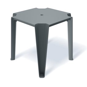 Lottie Kerti Asztal Bazalt Műanyag 77,5 cm