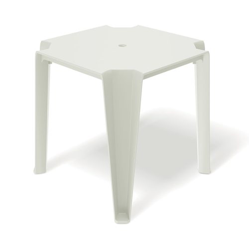 Lottie Négyzetes Kerti Asztal Bézs 77,5 cm