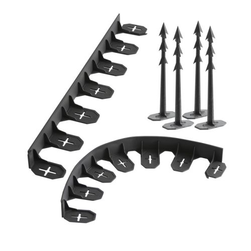 Boarder 0645 Műanyag Kerti Szegély Fekete 4,8m