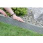 Garden Border Műanyag Kerti Szegély Kőszürke 390 cm