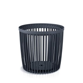 Clubo Antracit Kerek Tárolókosár 38,6 cm