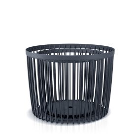 Clubo Dekoratív Tárolókosár Antracit 59 cm