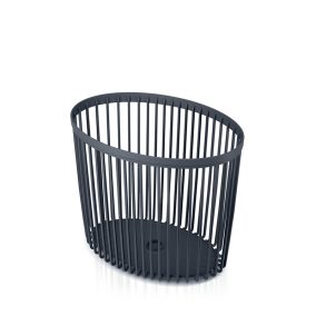 Prosperplast Clubo Dekoratív Tárolókosár Antracit 44 cm
