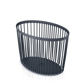 Prosperplast Clubo Dekoratív Tárolókosár Antracit 55L