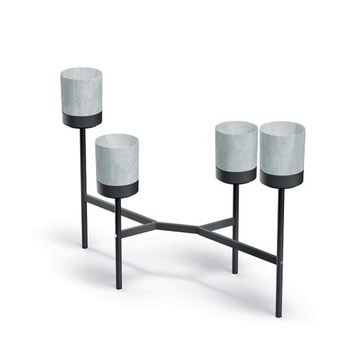 Bloomie Stand Többszintes Virágtartó Állvány Beton Hatású