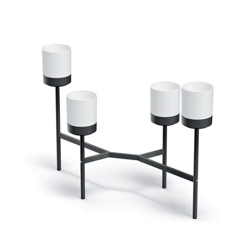 Prosperplast Bloomie Stand Többszintes Virágtartó Állvány Fehér 125 cm