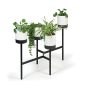 Prosperplast Bloomie Stand Többszintes Virágtartó Állvány Fehér 125 cm