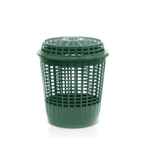 Cage 450 Kerti Hulladékgyűjtő Kosár Erdőzöld