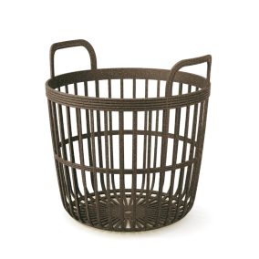 Zoe ECO Fa Hatású Tárolókosár Kávébarna 42 cm