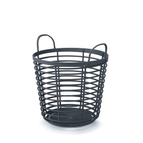Zanzi Dekoratív Tárolókosár Antracit 37 cm