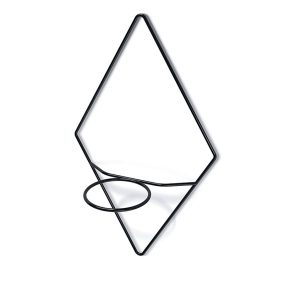 Showy Hanger Rombusz Fali Virágtartó - Antracit - 306