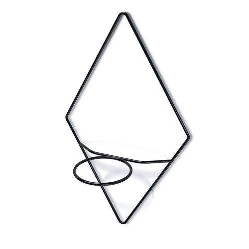 Showy Hanger Rombusz Fali Virágtartó - Antracit - 306