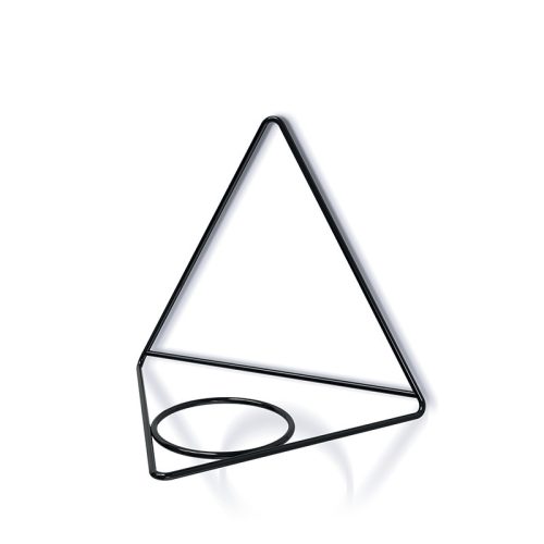 Showy Hanger Háromszög Fali Virágtartó Antracit 386