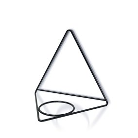 Showy Hanger Háromszög Fali Virágtartó Antracit 306