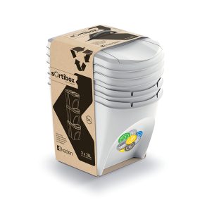Sortibox SET3 Szelektív Hulladékgyűjtő Rendszer Szürke