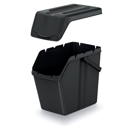 Sortibox Szelektív Hulladékgyűjtő Edény Szürke 25L