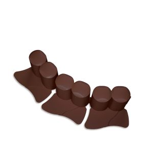 IPAL6 Műanyag Kerti Szegély Barna 3,02m