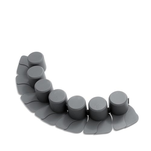 Prosperplast IPAL7 Műanyag Kerti Szegély Szürke 405 cm Hajlítható