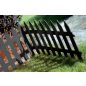Garden Classic Dekoratív Kerti Kerítés Terrakotta 360 cm