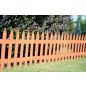 Garden Classic Dekoratív Kerti Kerítés Terrakotta 360 cm