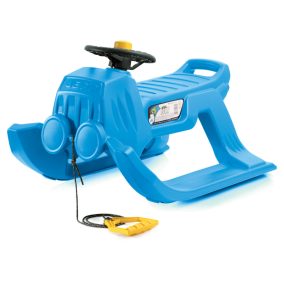 Prosperplast Jepp 800 Műanyag Bob Szánkó Kék Kormánykerékkel