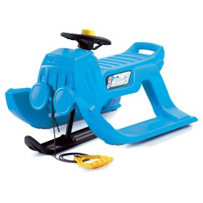 Prosperplast Jepp Control Kormányozható Szánkó Kék Alumínium Talppal