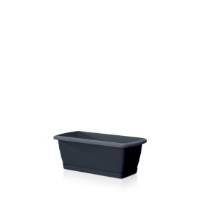 Respana Műanyag Balkonláda Antracit 39 cm