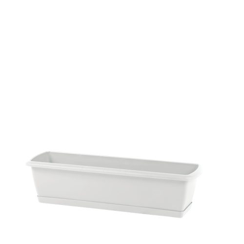 Respana Set Fehér Műanyag Balkonláda 49 cm