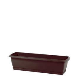 Respana Set Műanyag Balkonláda Barna 59 cm