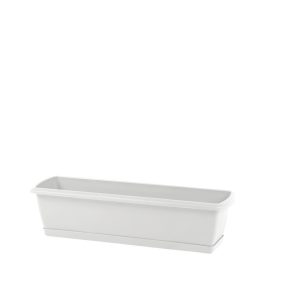 Respana Set Fehér Ablakpárkány Virágláda 59 cm