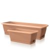 Respana Easycare Műanyag Virágláda Barna 59 cm
